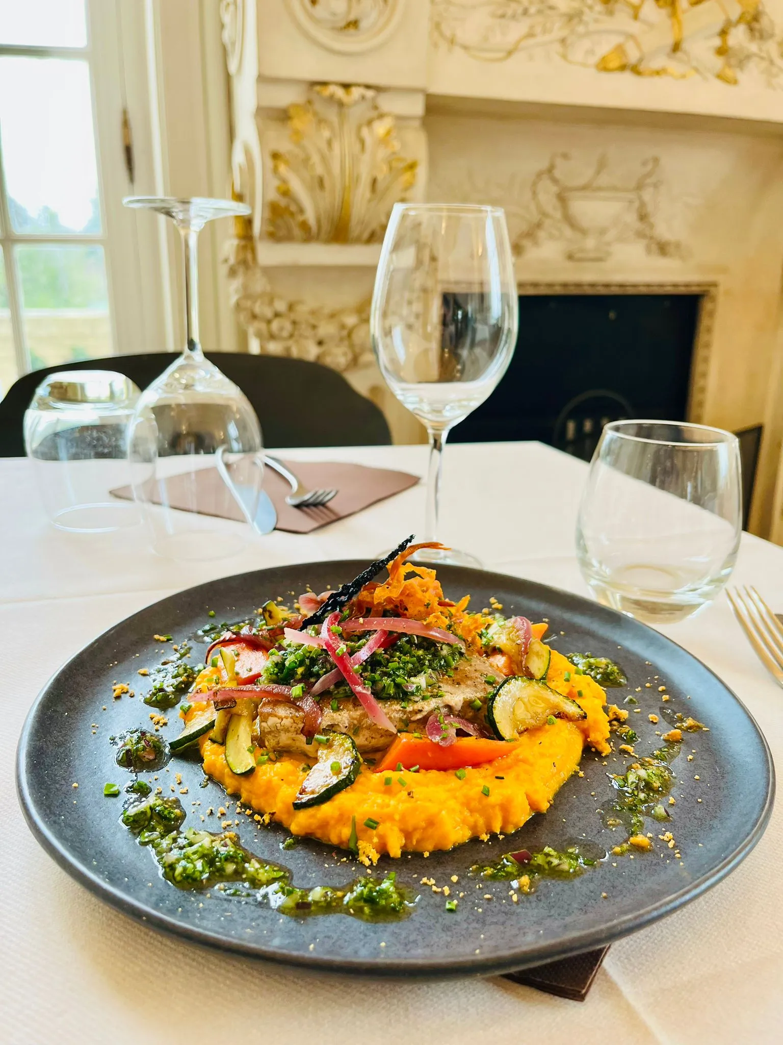 Plat Restaurant White Home Golf Nîmes
