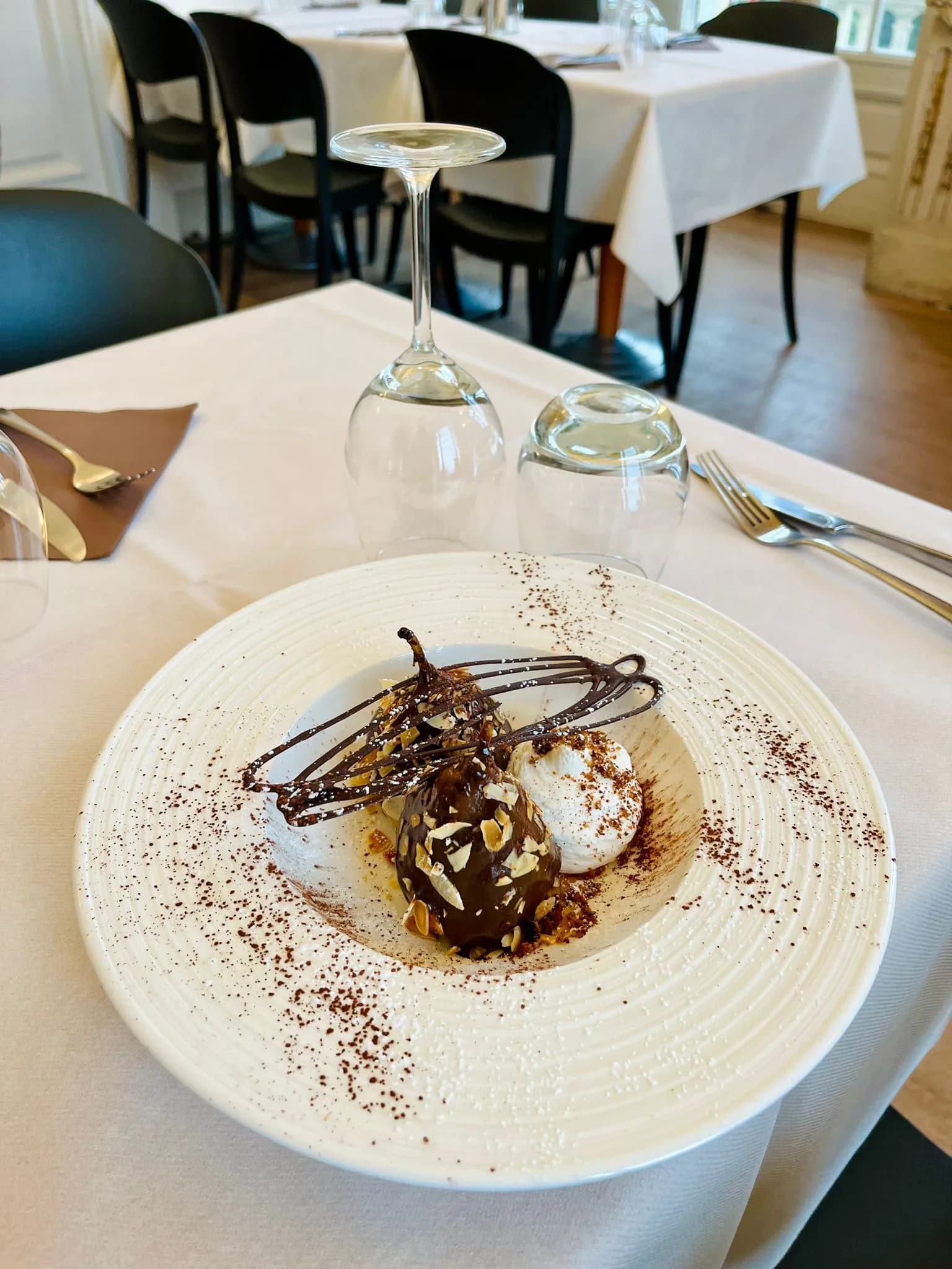 Dessert Restaurant White Home Golf Nîmes